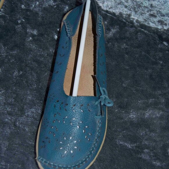 Blue Slip On Shoe 10 - Picture 7 of 13